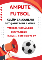Ampute Futbol Kulüp Başkanları İstişare Toplantısı!