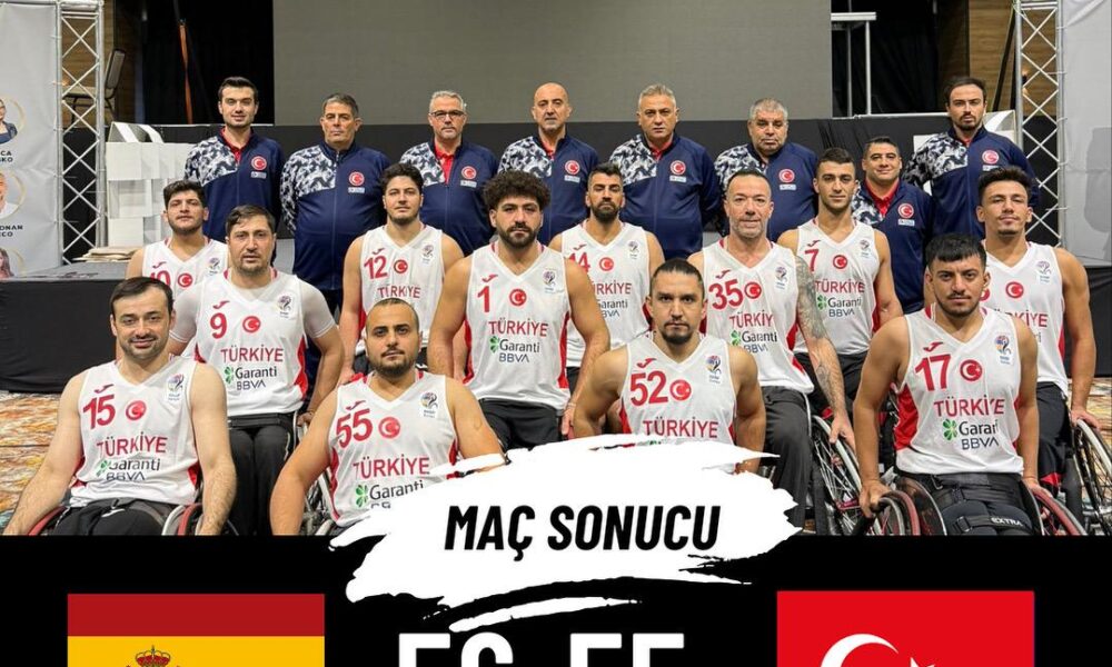 A Milli Tekerlekli Sandalye Basketbol Takımımız, İspanya’ya 1 Sayı Farkla Mağlup Oldu!