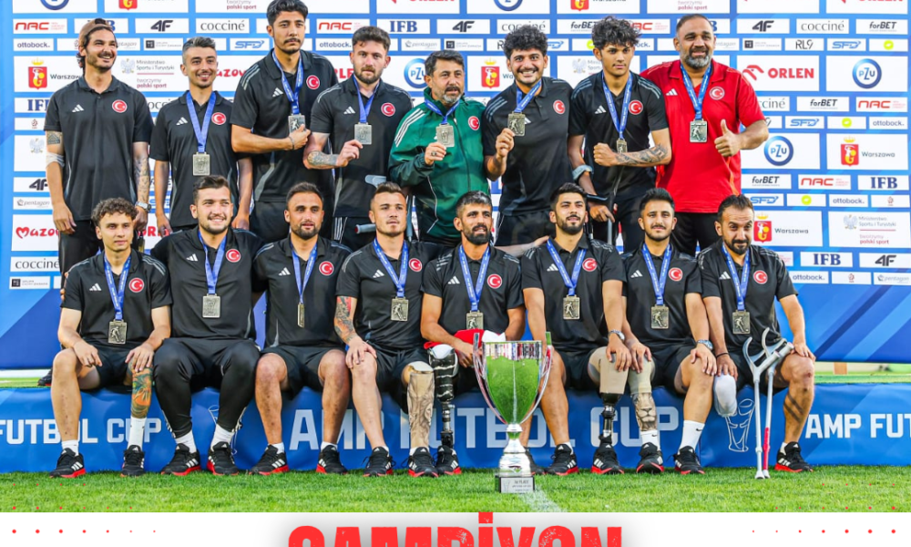 Ampute Futbol Milli Takımımız, Varşova’da Şampiyon!