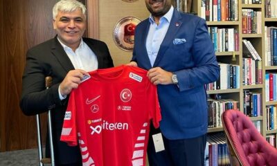 Başkan Erkoç, TMPK Başkanı Dr. Av. Murat Aksu’yu ziyaret etti