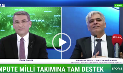 Federasyon Başkanımız Alpaslan ERKOÇ; Cumhurbaşkanımız bizlere çok büyük destek veriyor.