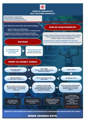 Millî Savunma Bakanlığı Deniz ve Hava Kuvvetleri Komutanlıkları Sözleşmeli Er Başvuru Duyurusu