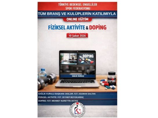 Türkiye Bedensel Engelliler Spor Federasyonu Sağlık Kurulu  Eğitimi