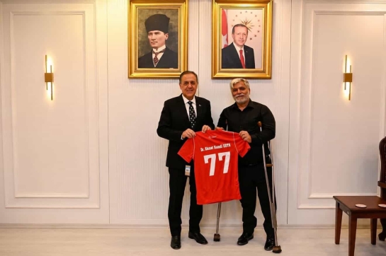 Yalova Valisi Dr. Ahmet Hamdi Usta’ya Federasyon Başkanımız Alpaslan Erkoç’tan Ziyaret!