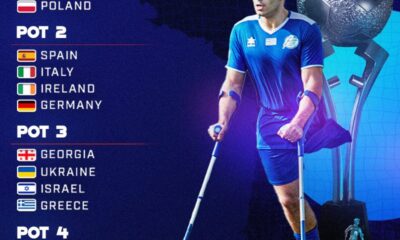 Ampute Futbol Avrupa Şampiyonası kura çekimi 16 Mart tarihinde Fransa’nın Evian kentinde gerçekleştirilecek.