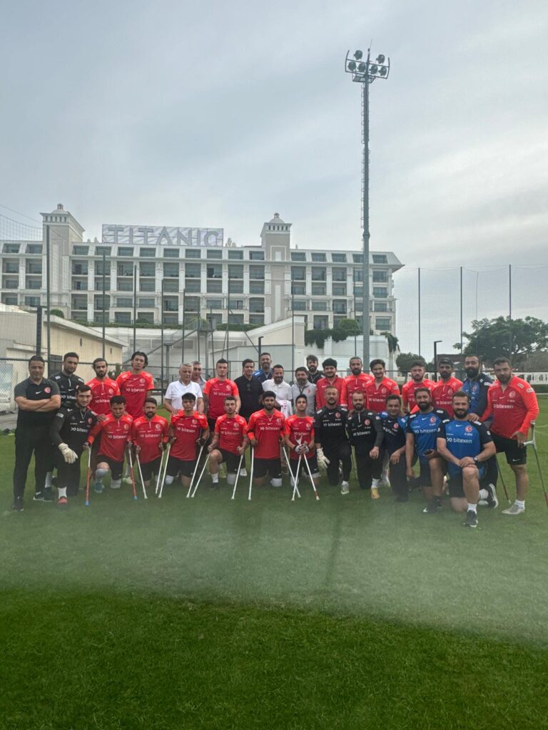 Ampute Futbol Milli Takımı, Titanic Deluxe Belek Otel’e Teşekkür Ediyor