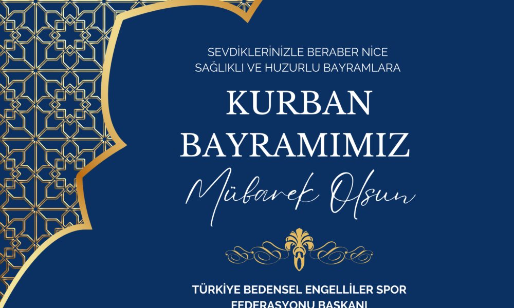 Federasyon Başkanımızdan Bayram Mesajı