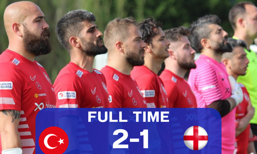 İlk Hazırlık Maçımızda İngiltereyi 2-1 Mağlup ettik.