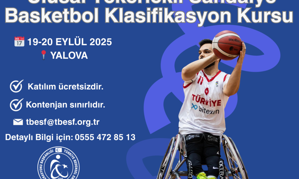 Tekerlekli Sandalye Basketbol Klasifikasyon Kursu Başlıyor!