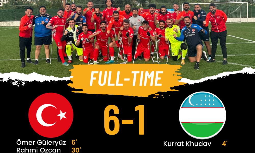 Türkiye: 6 – Özbekistan: 1