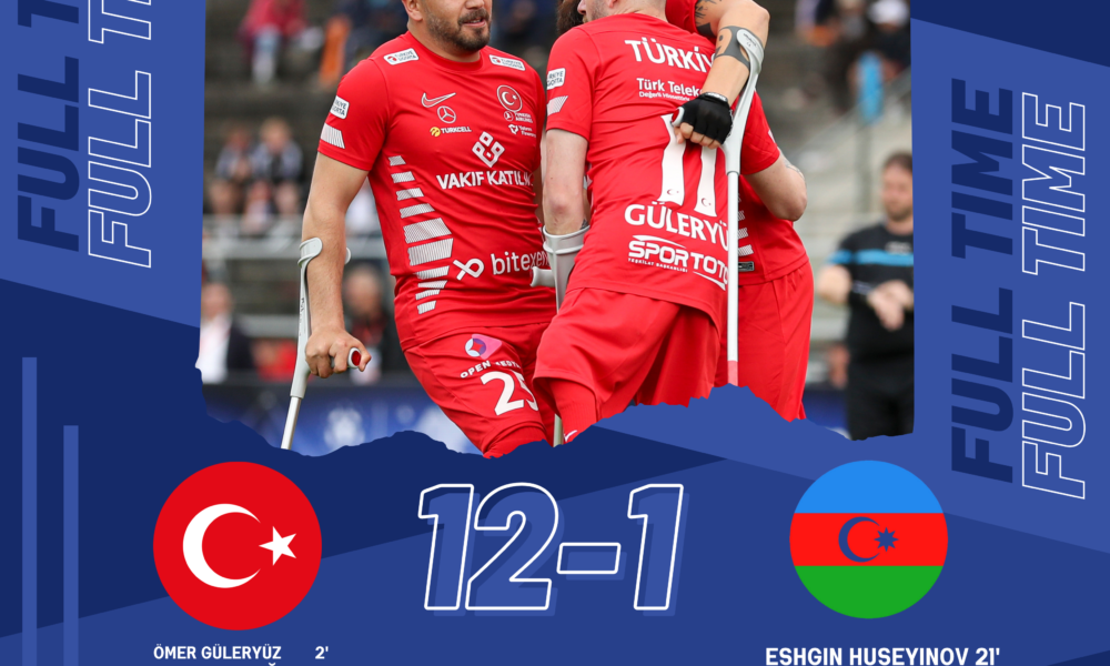 Türkiye, Avrupa Ampute Futbol Şampiyonası’nda Azerbaycan’ı 12-1 Mağlup Etti