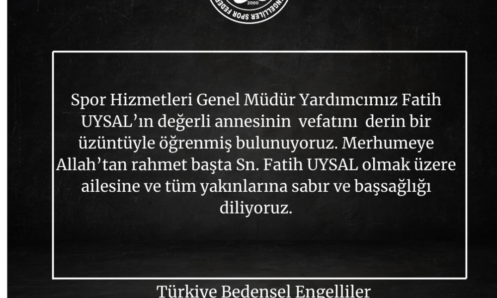 Vefat & Başsağlığı